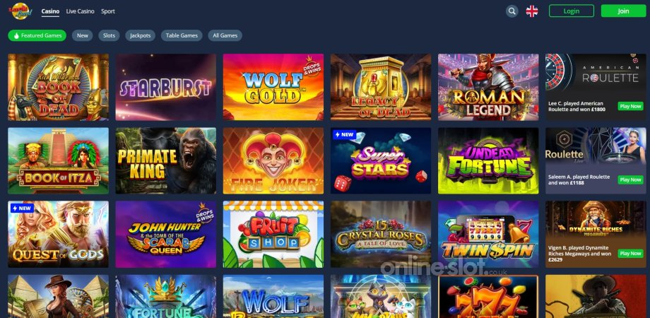 9. RingoSpin Casino